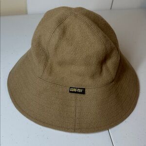 San Francisco Hat, Tan Wool Weekender, Wool Felts, with Gore-Tex Liner.